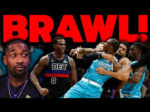 Gilbert Arenas' SAVAGE Reaction To NBA Fight Night
