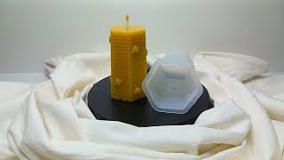 Forma na svíčky s včelím motivem 80x55mm