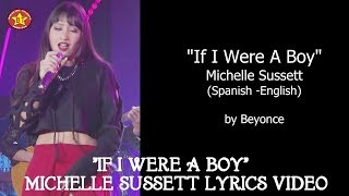Michelle Sussett “If I Were A Boy” LYRICS Video Spanish - English American Idol 2018