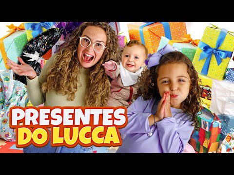 ABRINDO OS PRESENTES DO ANIVERSÁRIO DO LUCCA - FAMÍLIA BELLA E LUCCA SHOW