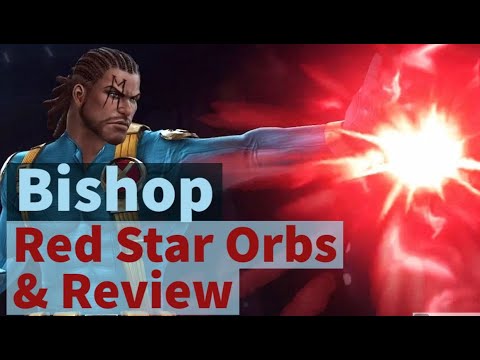 Bishop Astonishing X-Men Review! Red Star Orbs Opening and T4 Review! Marvel Strike - Free to Play