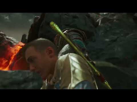 Thor takes Atreus for a ride with his Mjonir (All flying scenes) - God of War Ragnarok