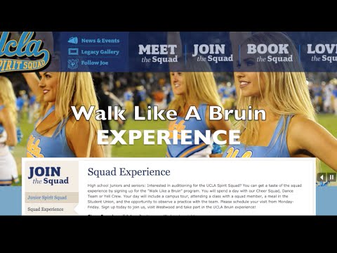 UCLA Spirit Squad: Walk Like A Bruin