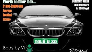 Earn YOUR BMW with ViSalus Body by Vi as a Promoter