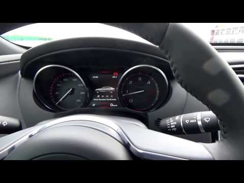 Jaguar XE 2015. Arranque y sonido del motor Diesel 2.0 180 CV