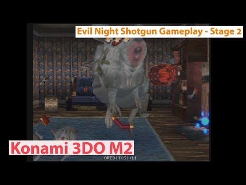 Evil Night - Konami 3DO M2 - Shotgun Stage 2 - Video Game Esoterica