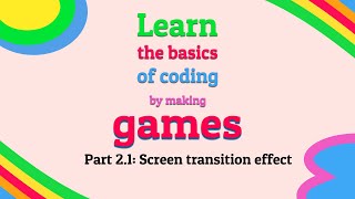 Learn the basics of coding by making a screen transition effect! Featuring Pico 8! EP 2.1