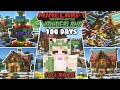 I Survived 100 Days Building The Ultimate Winter Wonderland FULL MOVIE