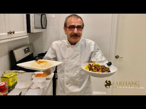 Southern Iranian Ghalieh (spicy herb stew) by Chef Saeed Pourkay - Taste of Persia NYC