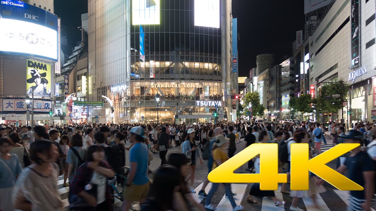 Shibuya Crossing at Night