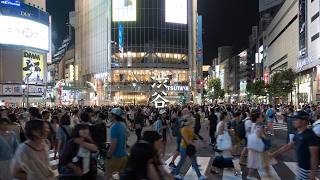 Shibuya Crossing at Night video preview