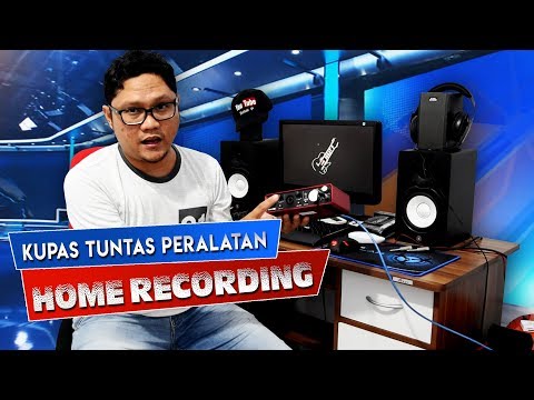 PENTING!! Peralatan Home Recording Studio Sederhana Untuk Pemula