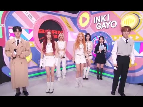 ITZY Inkigayo Interview 240114 MC Yeonjun, Jihu and Woonhak