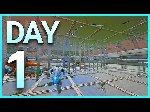 Day1 SOLO DOMINATING The MOST CONTESTED SERVER | Solo MESA Ark PVP