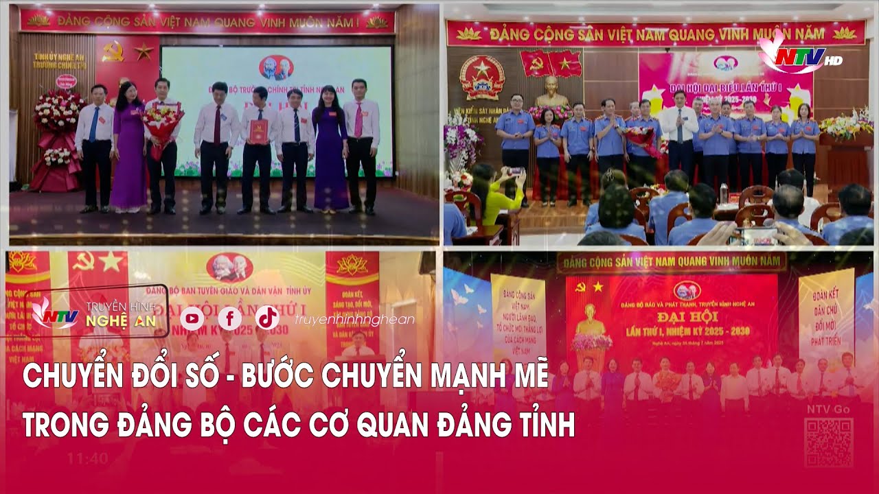 Chuyển đổi số - Bước chuyển mạnh mẽ trong Đảng bộ Các cơ quan Đảng tỉnh