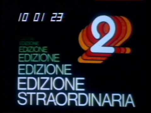 1978 Tg2 annuncia il rapimento di Aldo Moro - Edizione straordinaria + intervallo (spezzoni)