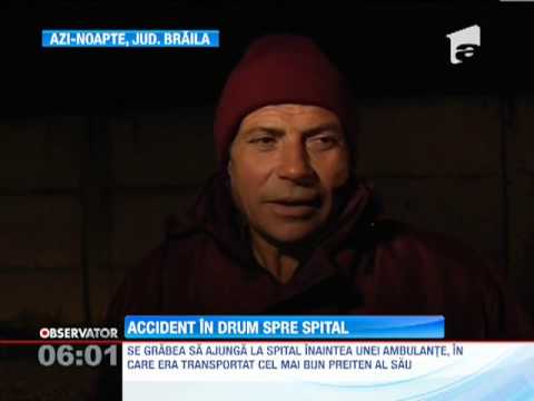 Accident spectaculos in Braila