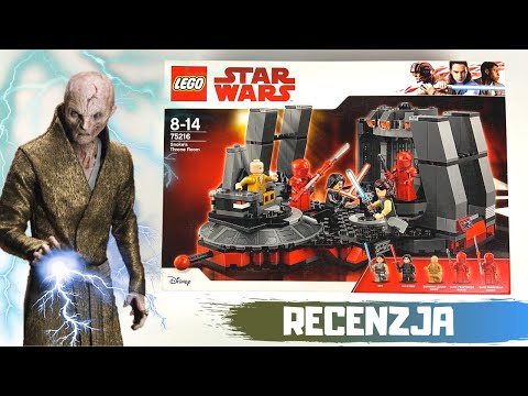 LEGO STAR WARS 75216 - SALA TRONOWA SNOKE'A - RECENZJA