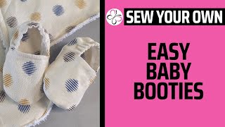 Bitty Baby Booties Sew your own with free template