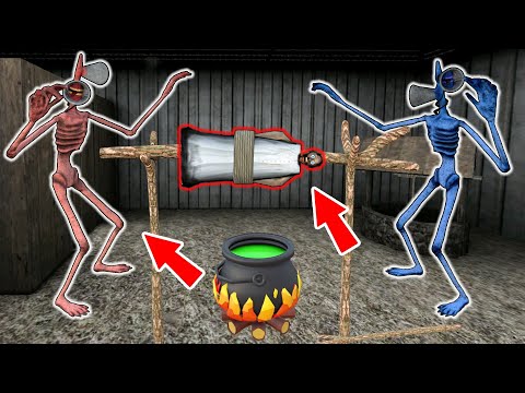 Granny vs Monster Brothers Siren Head - funny horror animation parody (p.76)