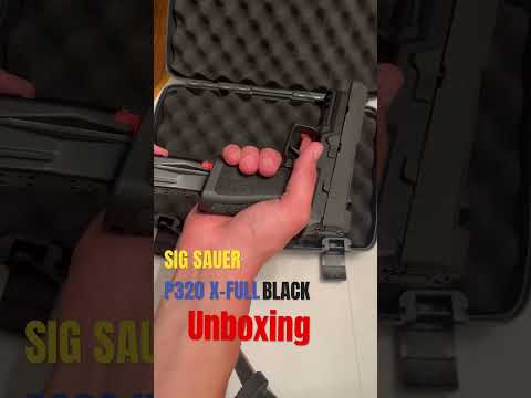Unboxing! The sig p320 x-full! #viralvideo #cool #sharp #black #shorts #youtubeshorts #shortsfeed
