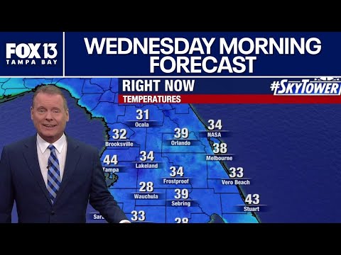Tampa weather | Wednesday morning forecast