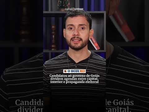Candidatos ao governo de Goiás dividem agendas entre capital, interior e propaganda eleitoral