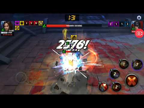 Shadowland Solo Winter Soldier Infinity War vs. Daredevil Boss Floor 30 Marvel Future Fight