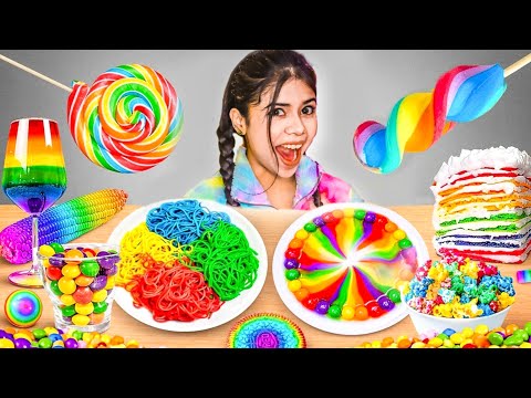 I only ate RAINBOW Food for 24 hours!! *Yummm*😋