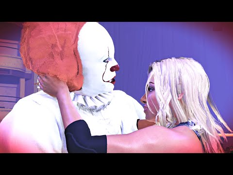 Trish Stratus v Pennywise (IT) - Halloween Special | WWE 2K22 | Fantasy Fights