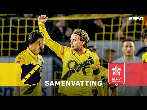 🥅 BELANGRIJKE PENALTY en TWEE AFGEKEURDE GOALS 🖥️🙅 | Samenvatting NAC Breda - MVV Maastricht
