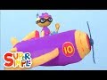10 Little Airplanes | Kids Songs | Count To Ten | Super Simple Songs