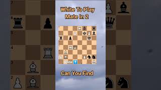 Mate In 2#chess #chesspuzzle