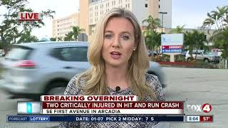 Two critically injured in Arcadia hit and run crash