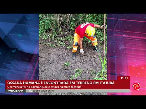 Ossada humana é encontrada em Itajubá