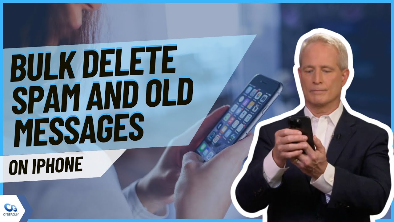 How to bulk delete spam and old text messages on iPhone | Kurt the CyberGuy