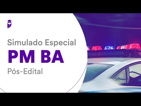 Simulado Especial PM BA - Pós-Edital - Correção