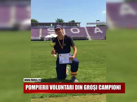 Pompierii voluntari din Groși, campioni