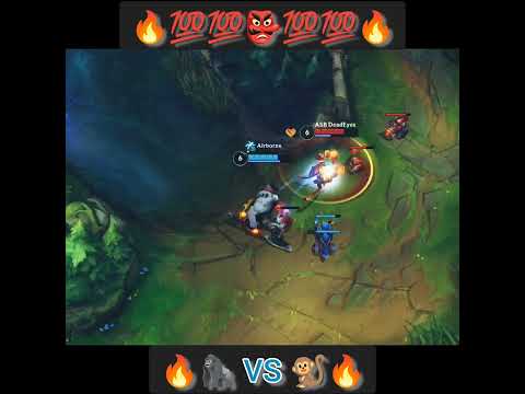 League of Legends Wild : sion🦍 vs 🐒wukong💯💯💯✅#shorts