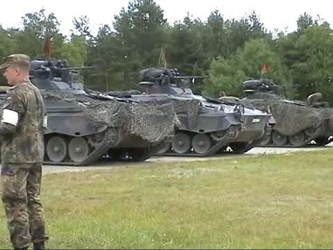 3. / PzGren Btl 332 Bergen Hohne PzGrenZug im Angriff LFX Marder Manöver Bundeswehr Teil 3