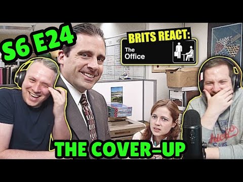 British Guys HILARIOUS The Office Reaction | Season 6 Episode 24 (The Cover-Up)