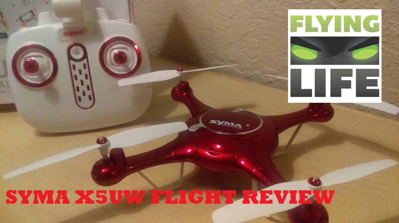 Квадрокоптер Syma X5UW, красный уценка 7855
