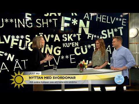 Att svära hjälper oss att hantera smärta – "Det finns något kroppsligt med svo… - Nyhetsmorgon (TV4)