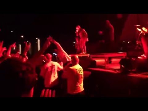 Johnny 3 Tears Falls Off Stage