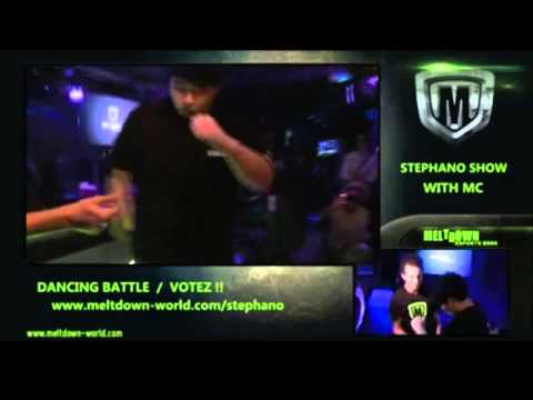 The dance fight in Meltdown Stephano vs MC