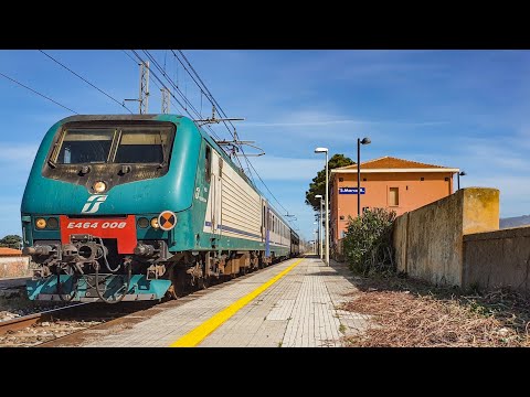 E464 008 + Regionale 12755 in arrivo e partenza da Torrenova! SOUND COMPLETO
