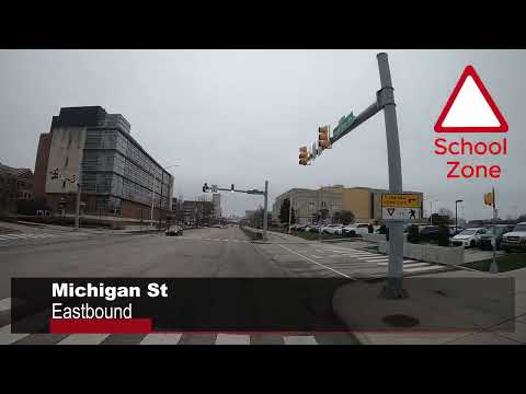 Route 10-10th St- Eastbound from High School Road