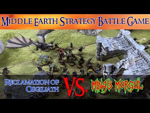 The Witch-King faces down Boromir and his baby brother - MESBG Battle Report