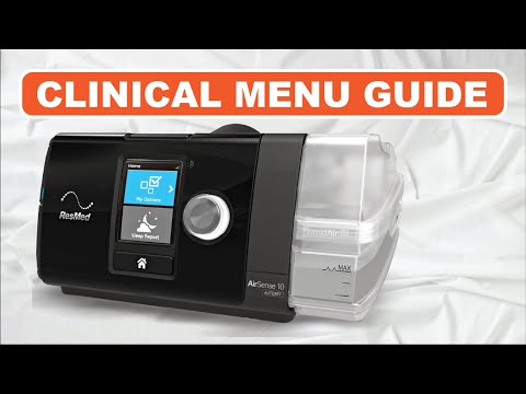 Clinical Settings Airsense 10 Autoset | How to Get to CPAP Clinical Menu and Change Pressure