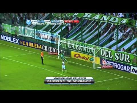 Los goles de Banfield 0 Sportivo Belgrano 2.Fecha 24. Torneo Primera B Nacional.Fútbol Para Todos
